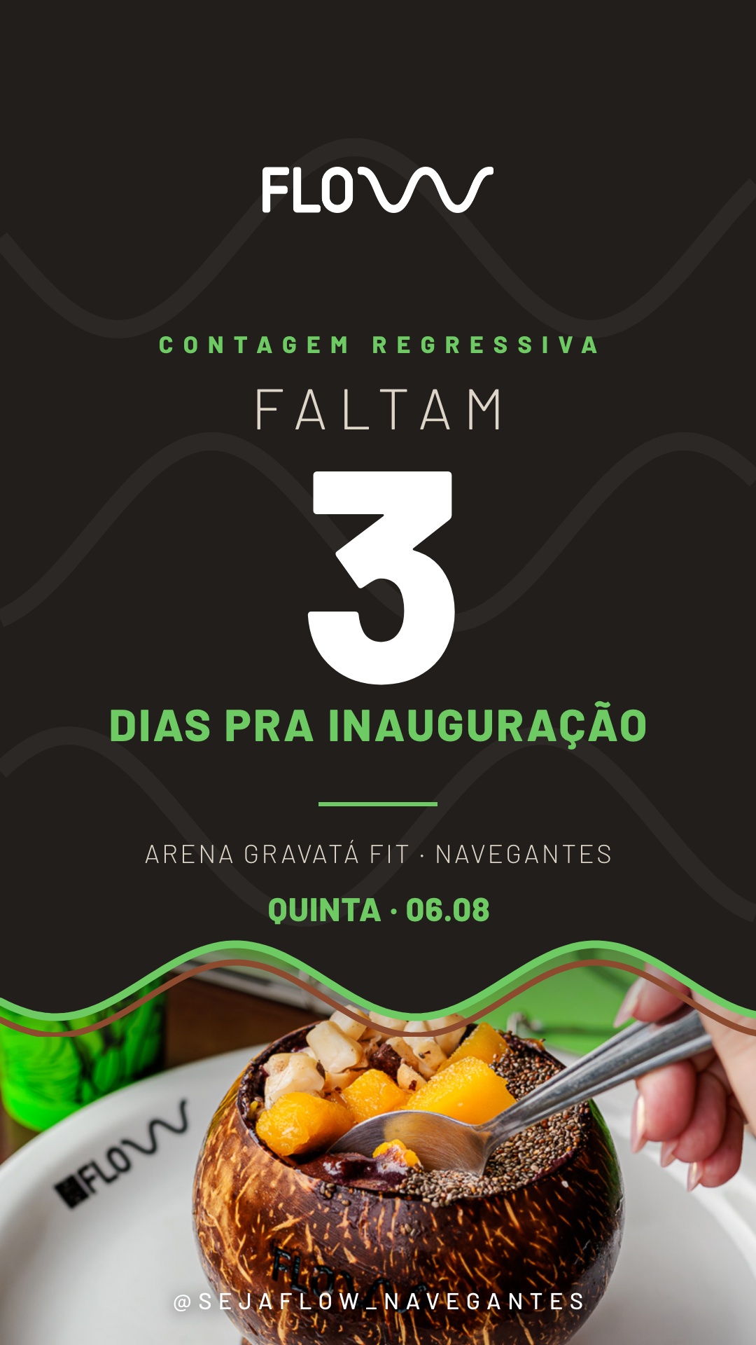 Faltam 3 dias